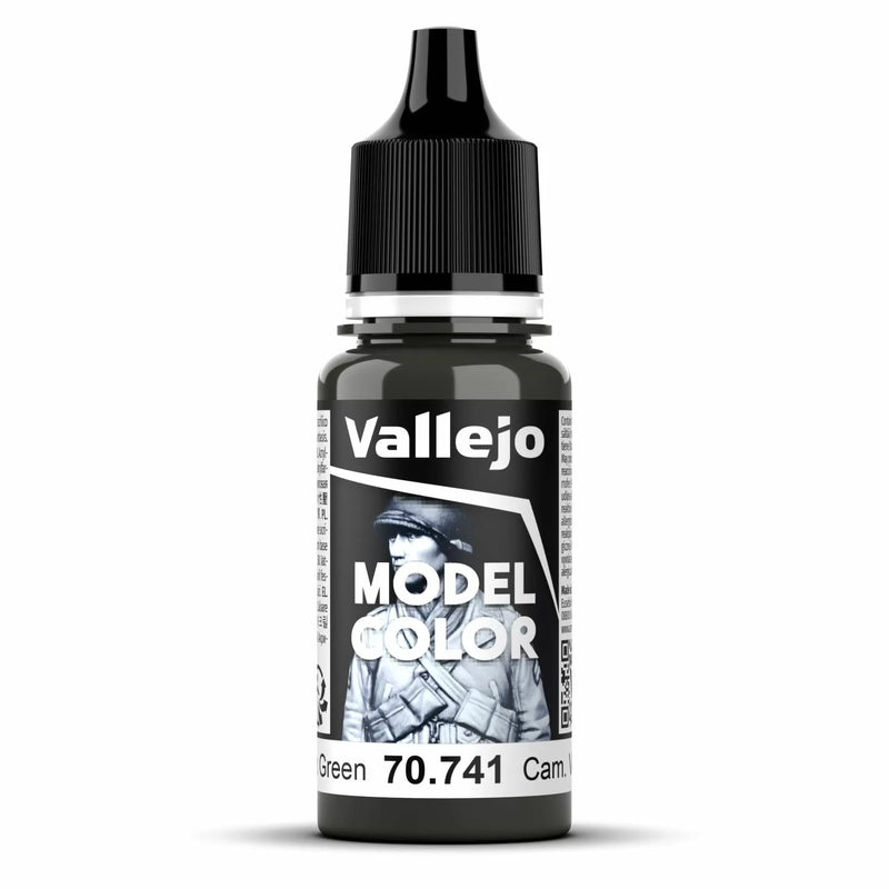 Vallejo Model Colour - Cam. Black Green (Single Bottle 18ml)