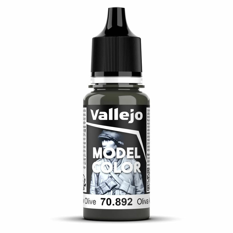Vallejo - Model Colour - Yellow Olive (Single Bottle 18ml)