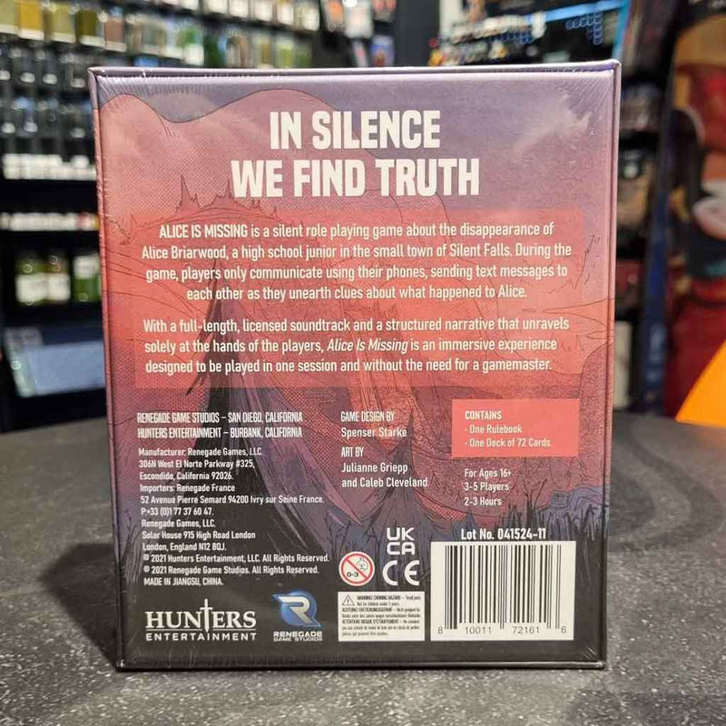 Alice is Missing - A silent role playing game