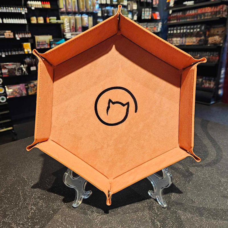 Bea Games Hexagon Dice Tray  - Tan