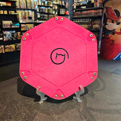 Bea Games Hexagon Dice Tray  - Hot Pink