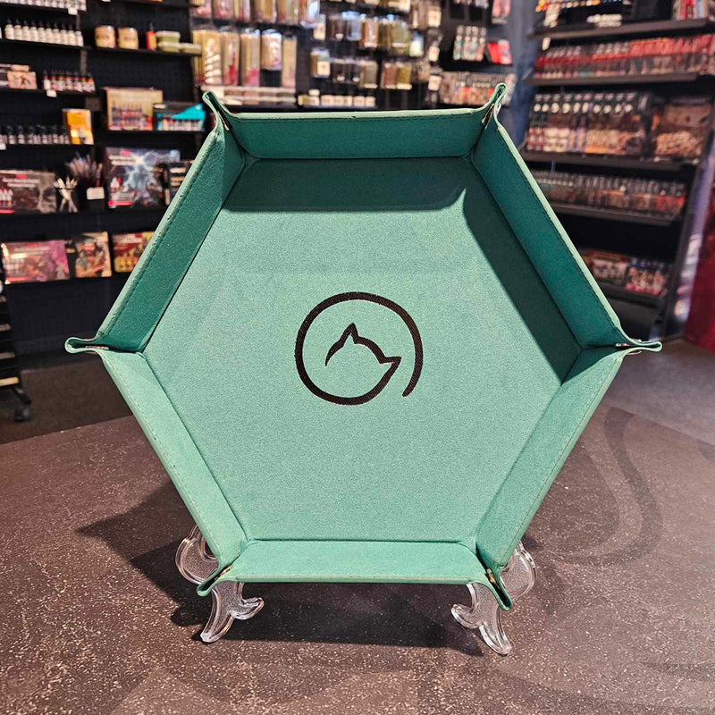 Bea Games Hexagon Dice Tray  - Light Green
