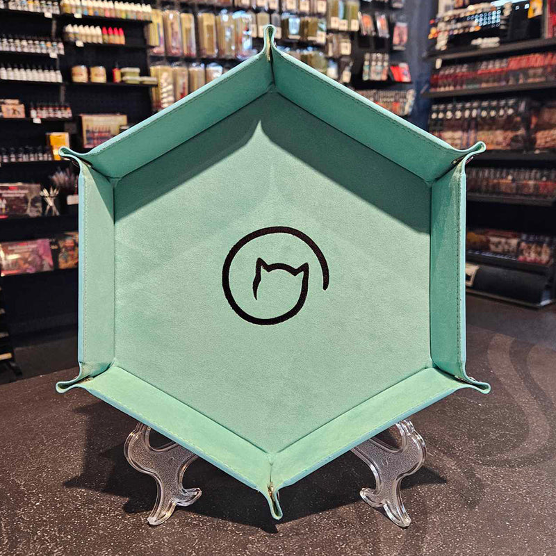 Bea Games Hexagon Dice Tray  - Mint Green