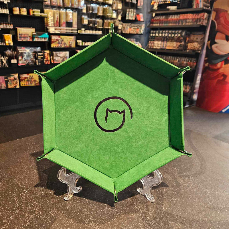 Bea Games Hexagon Dice Tray  - Green