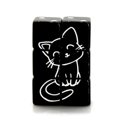 Black Cat D6 Dice Set