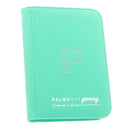 Palms Off Gaming: Collector's Series 4 Pocket Zip Binder – Turquoise