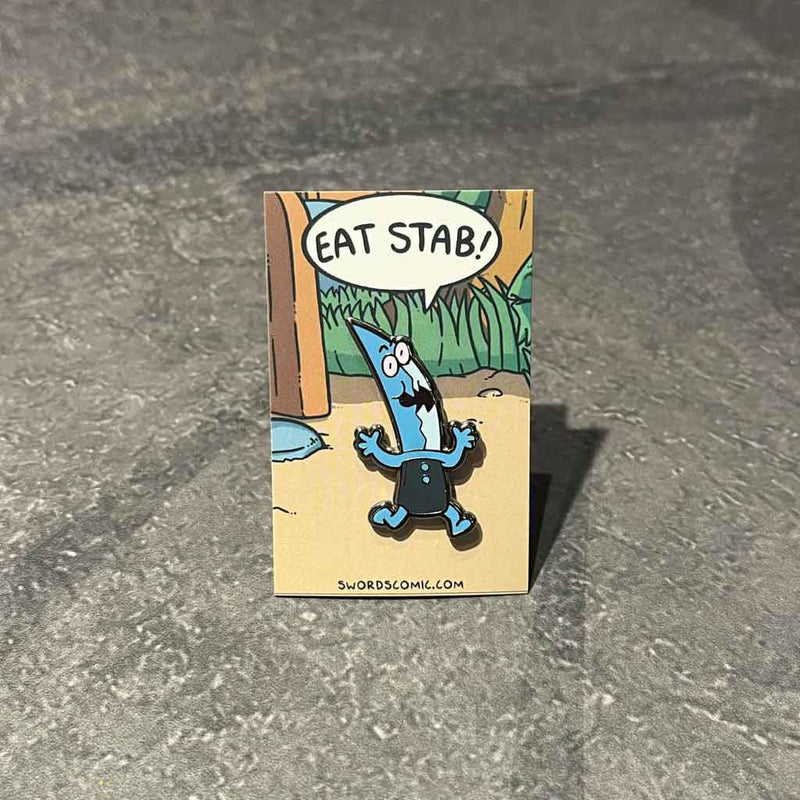 Swords Comics Enamel Pin - Cutbert