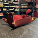 Cat Dice Tray - Burgundy