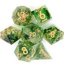 Sylvan Secrets - Handcrafted Sharp Edge Dice Set & Dice Case