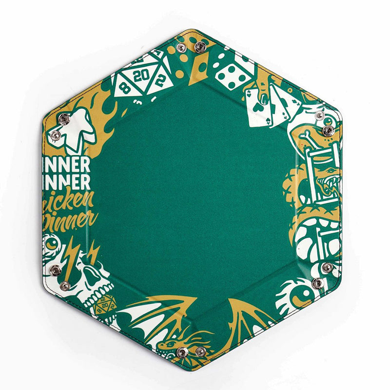 Hex Dice Tray 6" - Artist Series: Cara