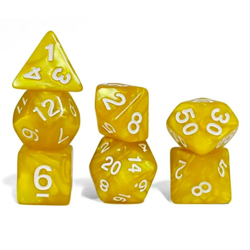 Goldilocks - 7 Piece Polyhedral Dice Set + Dice Bag