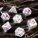 Allium - 7 Piece Metal Polyhedral Dice Set