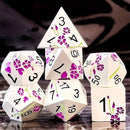 Allium - 7 Piece Metal Polyhedral Dice Set