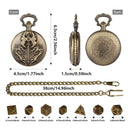 Battleborn - 7 Piece Mini Metal Polyhedral Dice Set & Pocket Watch Style Case