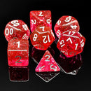 Glitterpop - 7 Piece Polyhedral Dice Set + Dice Bag