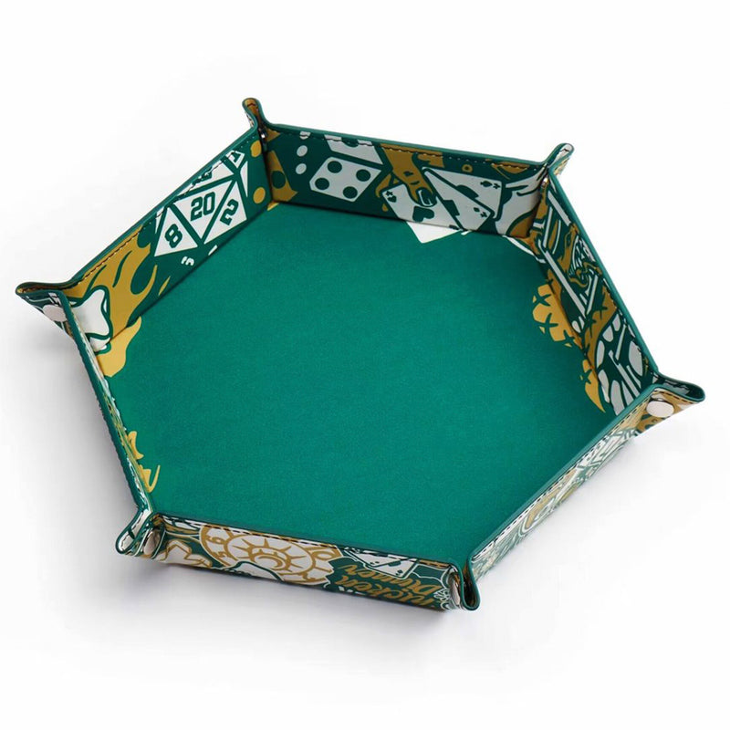 Hex Dice Tray 6" - Artist Series: Cara