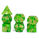 Wild Elf - 7 Piece Polyhedral Dice Set + Dice Bag