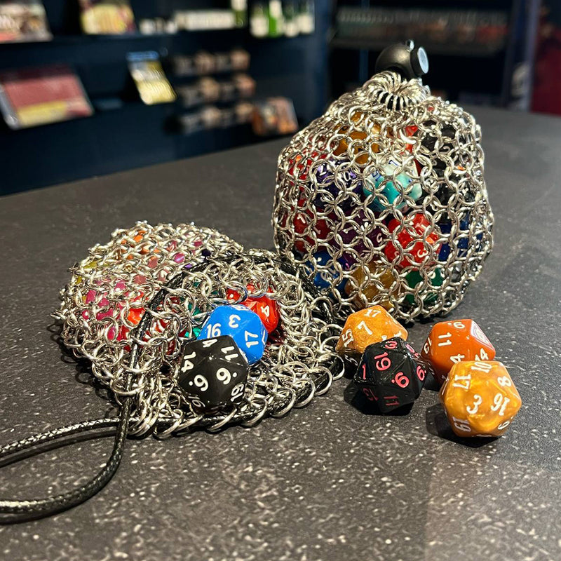Chainmail Dice Bag