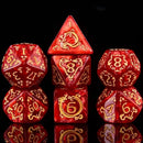 Nessarose - 7 Piece Polyhedral Dice Set + Dice Bag