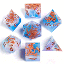 Dissonant Whispers - Handcrafted Sharp Edge Dice Set & Dice Case