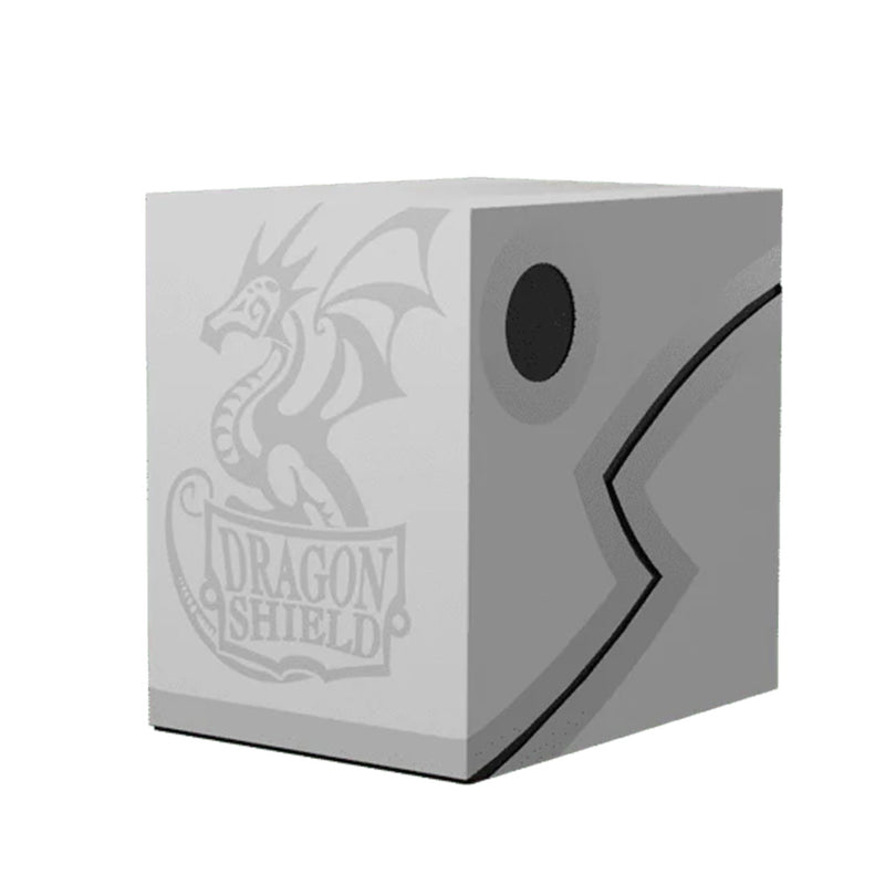 Dragon Shield Double Shell (150 Cards Deckbox) White//Black