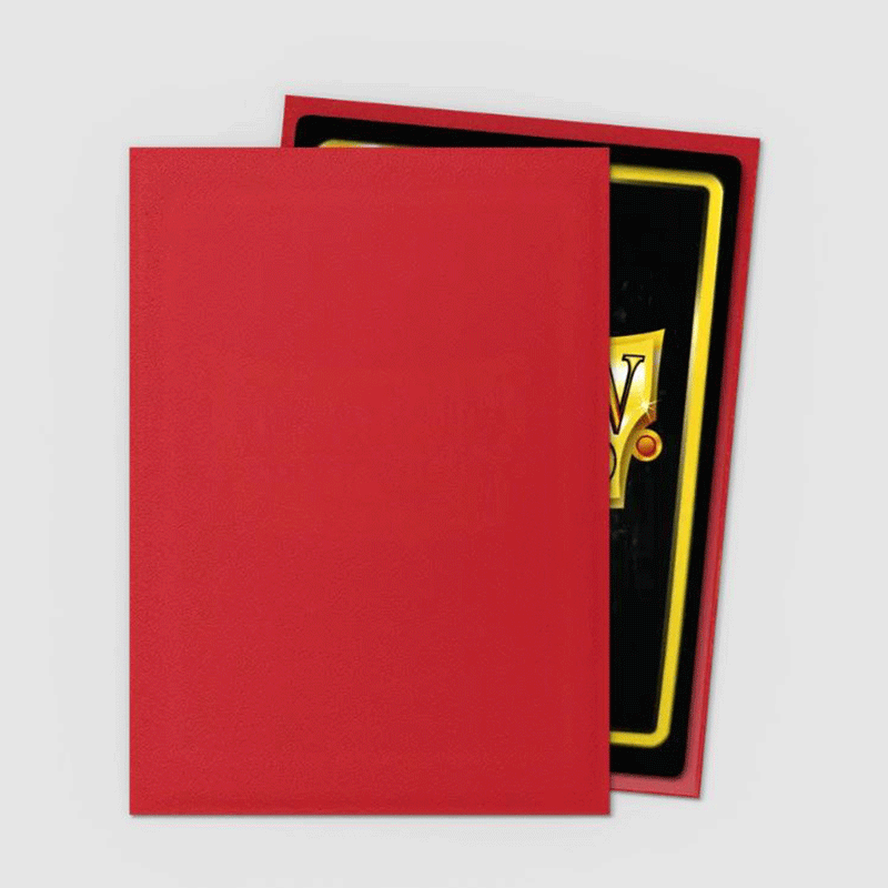 Dragon Shield Standard Matte Sleeves 100 Pack - Ruby