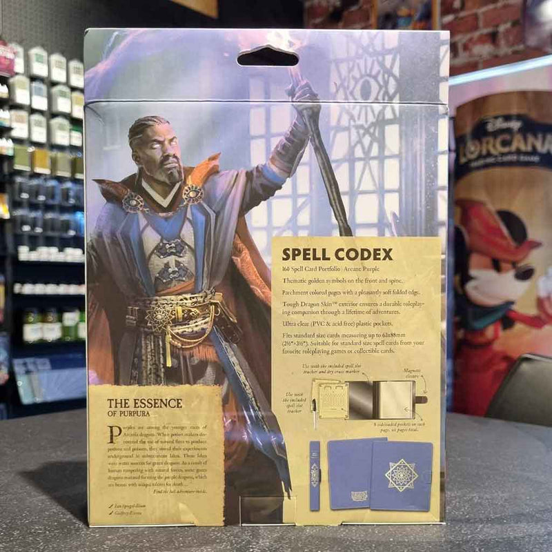 Dragon Shield Roleplaying Spell Codex - Arcane Purple