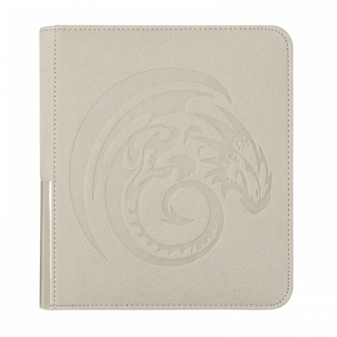 Dragon Shield Zipster Small + 20 Pages - Ashen White