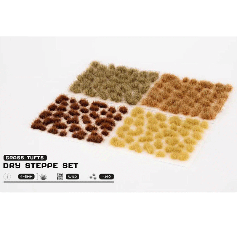Gamers Grass - Dry Steppe Tuft Set