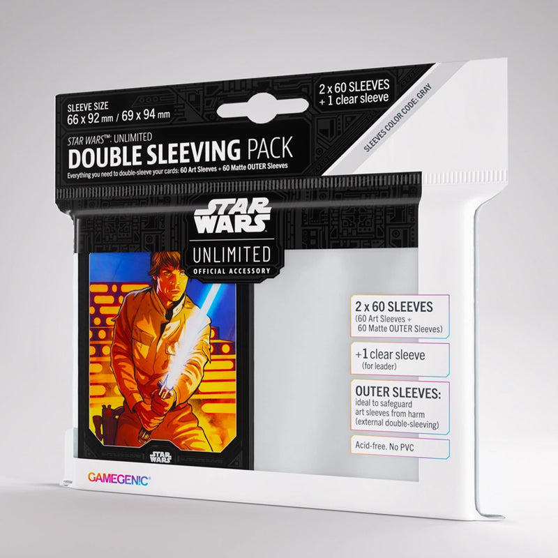 Star Wars Unlimited Art Sleeves Double Sleeving Pack - Luke Skywalker
