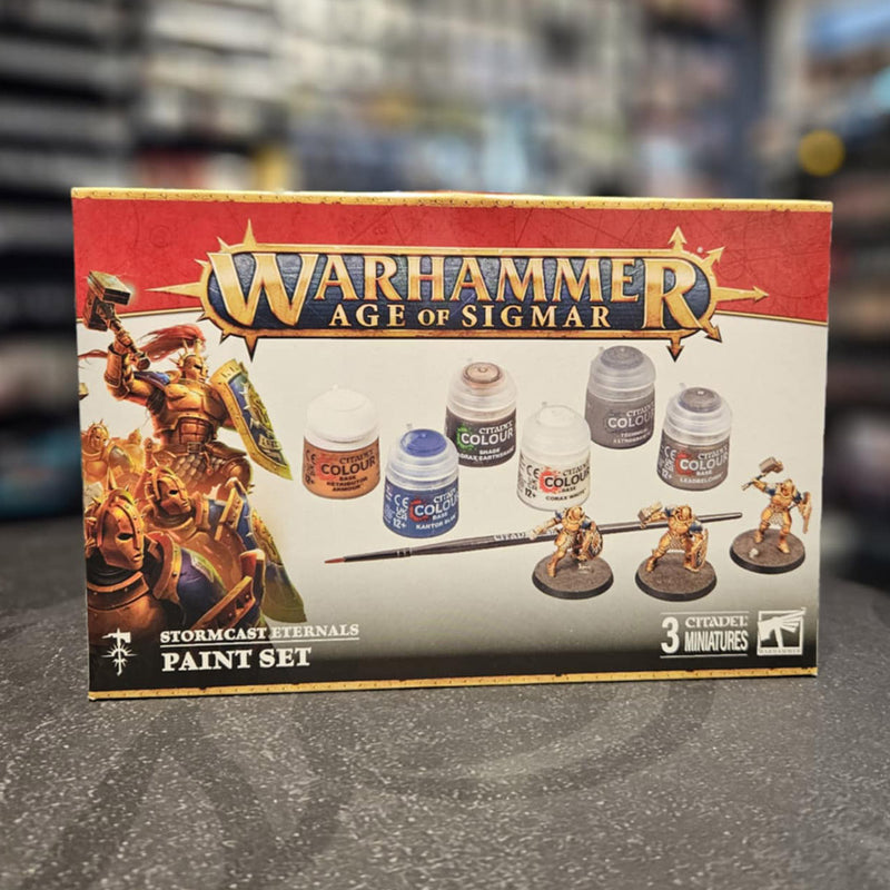 Warhammer Age of Sigmar: Stormcast Eternals + Paints Set
