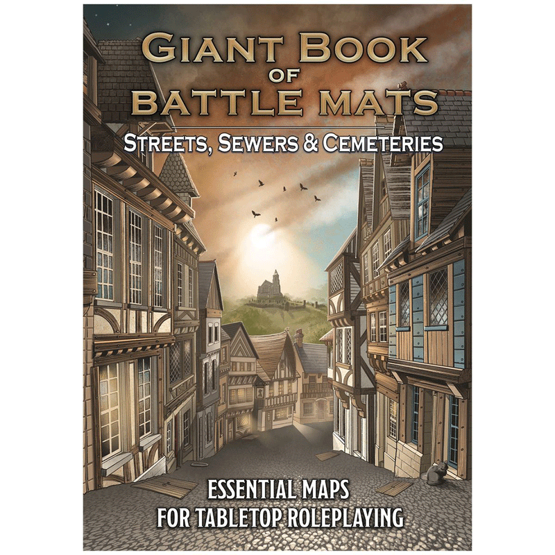 Giant Book of Battle Mats - Streets, Sewers & Cemeteries