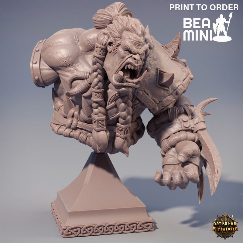 Zweitung Blutnagel - Bust | BeaMini Print to Order Miniatures