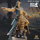 Goliath Pirate First Mate - Arakun of the Wastes | BeaMini Print to Order Miniatures