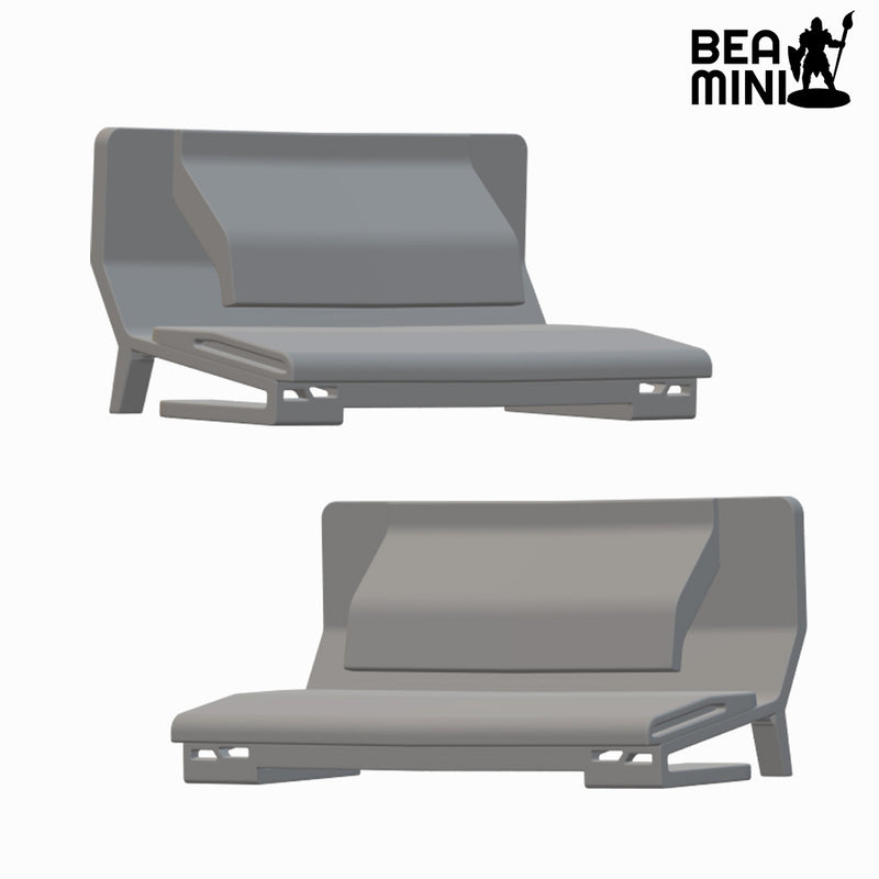 Benches | BeaMini Unpainted RPG Miniatures