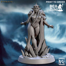 Myrravel the Warlock | BeaMini Print to Order Miniatures