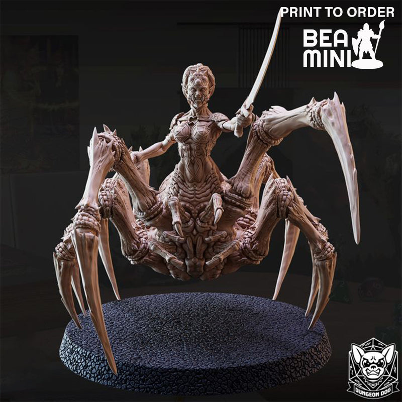 Drider - A | BeaMini Print to Order Miniatures