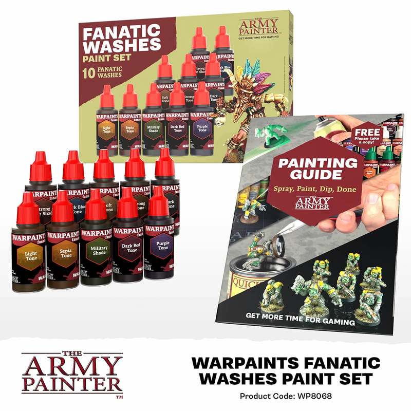 Army Painter: Fanatic - Washes Paint Set
