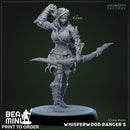 Whisperwood Ranger 5 | BeaMini Print to Order Miniatures