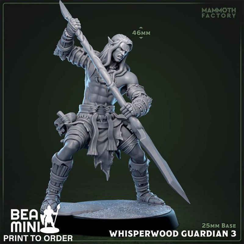 Whisperwood Guardian 3 | BeaMini Print to Order Miniatures
