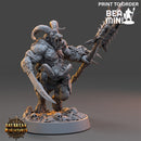 Spetzaar - Beastman Warrior | BeaMini Print to Order Miniatures