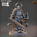 Skyrminz - Chaos Warrior | BeaMini Print to Order Miniatures