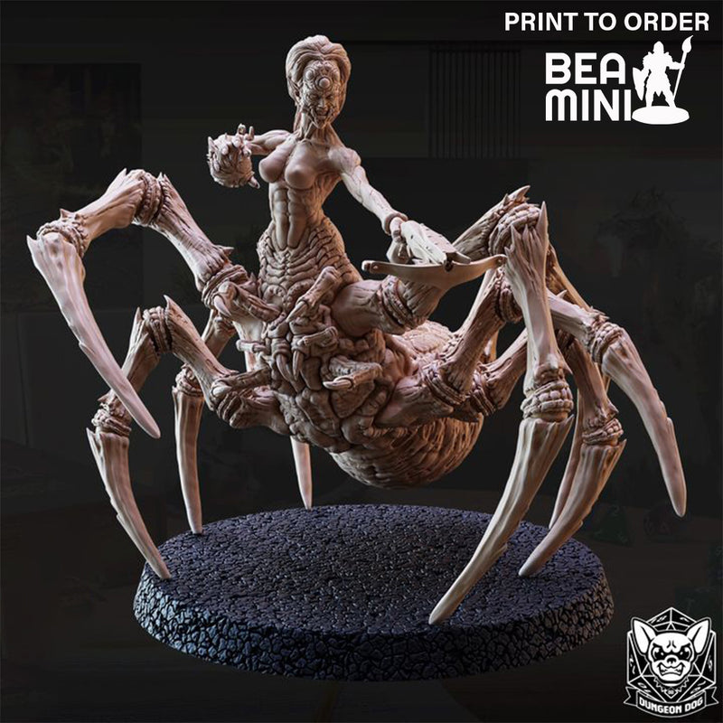 Drider - C | BeaMini Print to Order Miniatures