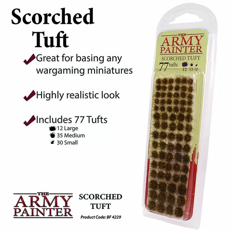 Army Painter Basing Tufts - Scorched Tuft