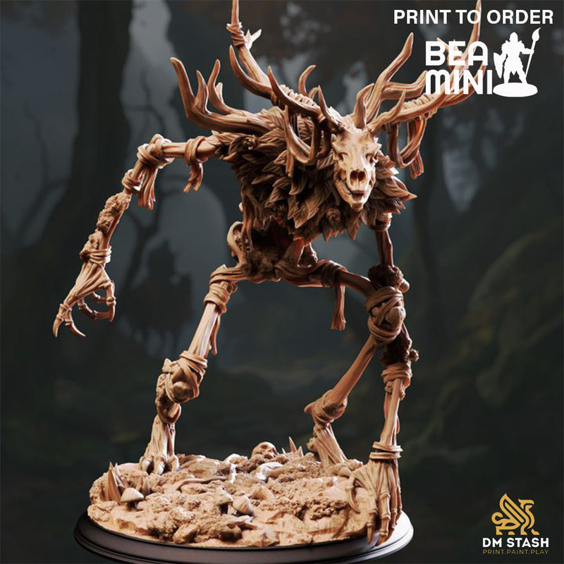 Bone Wendigo - Beinvættr | BeaMini Print to Order Miniatures