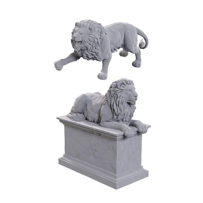Stone Lion/Animated Stone Lion - Nolzur's Marvelous Unpainted Miniatures