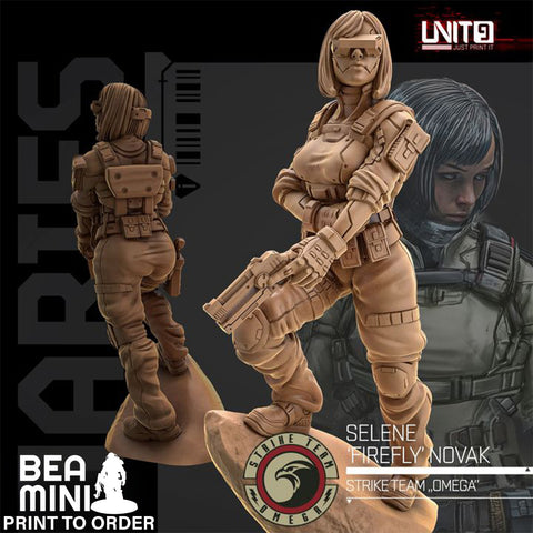 Selene 'Firefly' Novak | BeaMini Print to Order Miniatures
