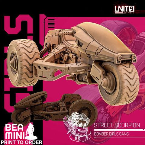 Street Scorpion | BeaMini Print to Order Miniatures