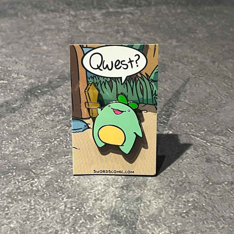 Swords Comics Enamel Pin - Qwest Sprout