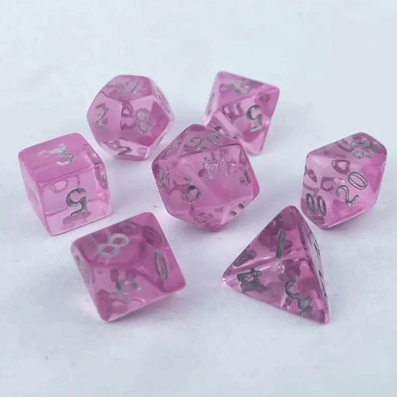 Rosebud - Mini Polyhedral Dice Set